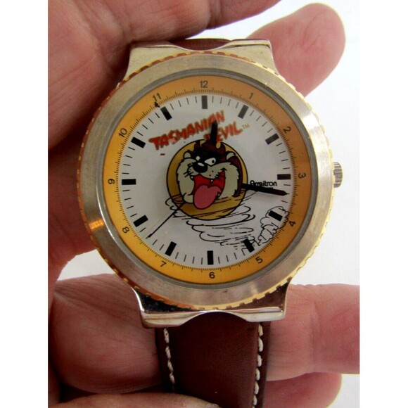Looney Tunes Tazmanian Devil Vintage Armitron Watch With Orig Case Rare HTF - Picture 4 of 10